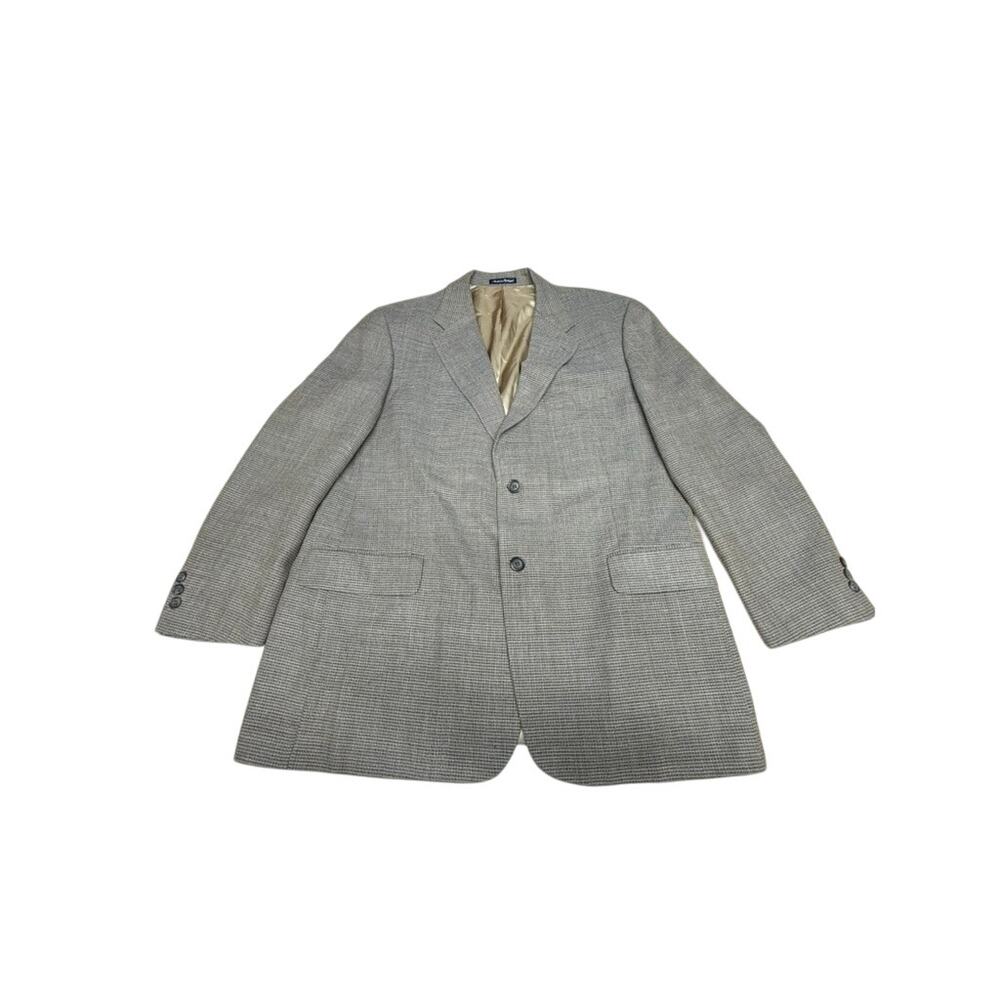 "Daniel Hechter"‎ Men's Blazer Tweed Fabric SZ 44R 2 Button NO Vent Professional